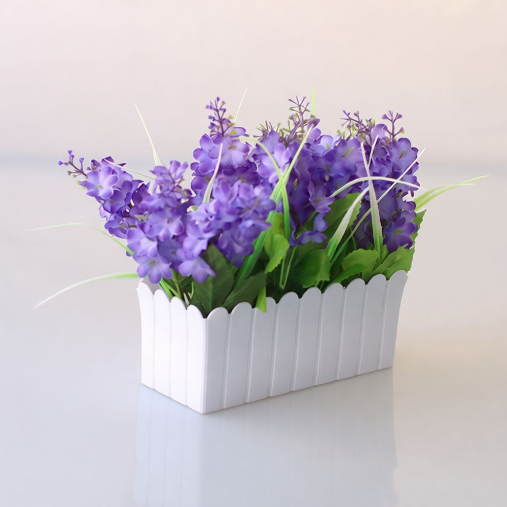 Desk Setup With Plants - Fleur artificielle décorative dans un vase