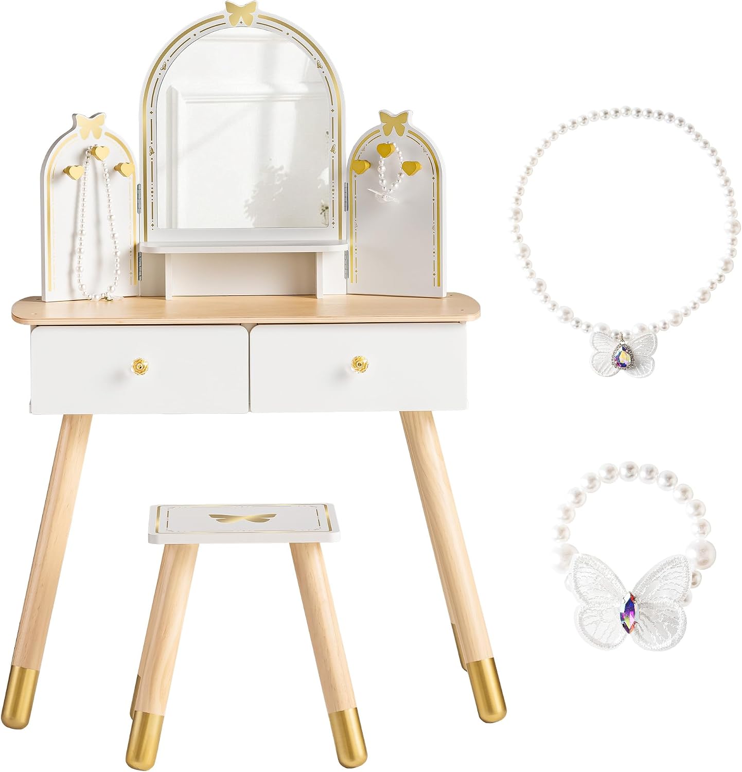 Desk Vanity Setup - Ensemble de coiffeuse pour enfants ROBOTIME