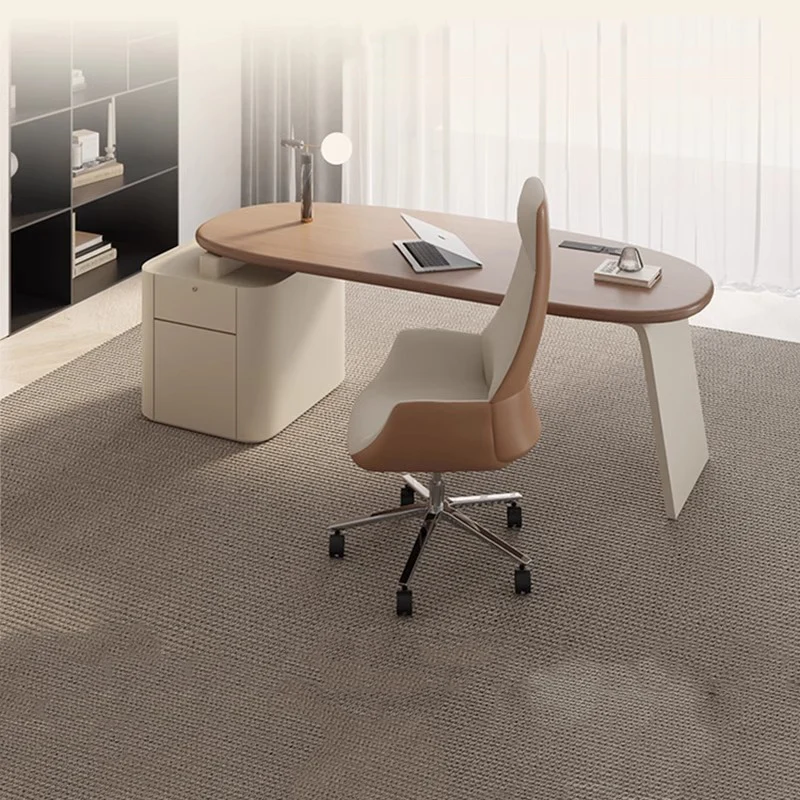 L Shaped Desk Setup - Chambre à coucher ordinateur Portable Table