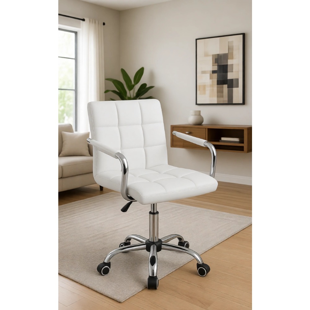 Desk Vanity Setup - Chaise de Coiffeuse - Cuir PU