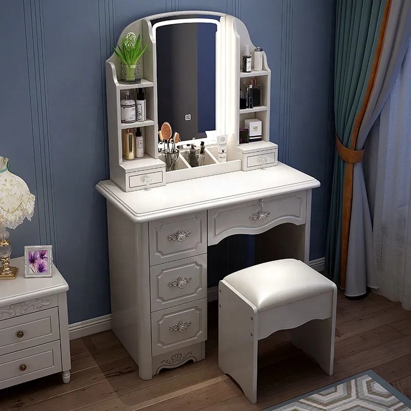 Ensemble de coiffeuses moderne - Desk Vanity Setup avis et prix