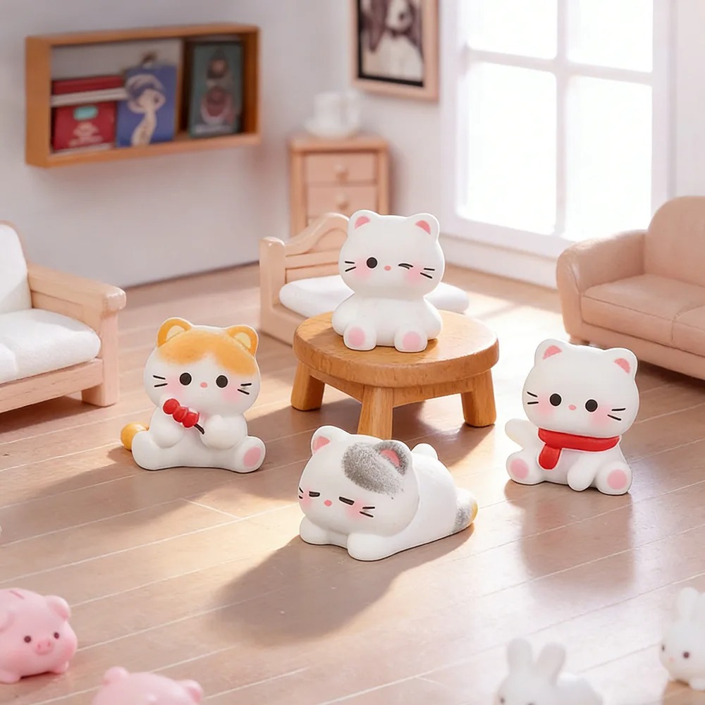 6 figurines de chats mignons e - Desk Setup Nature avis et prix