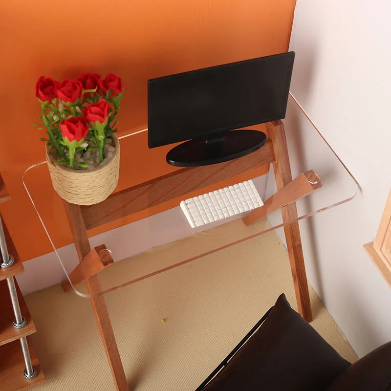 BJD-Mini Bureau Miniature Noir - Desk Setup Kids avis et prix