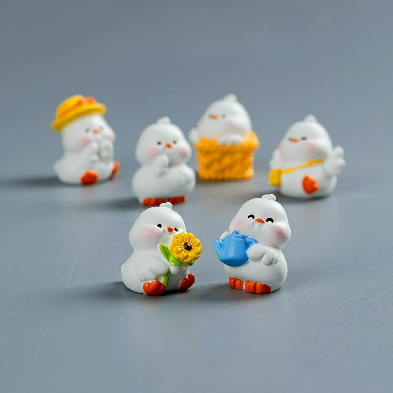 Lot de 6 miniatures de canards - Desk Setup Nature avis et prix