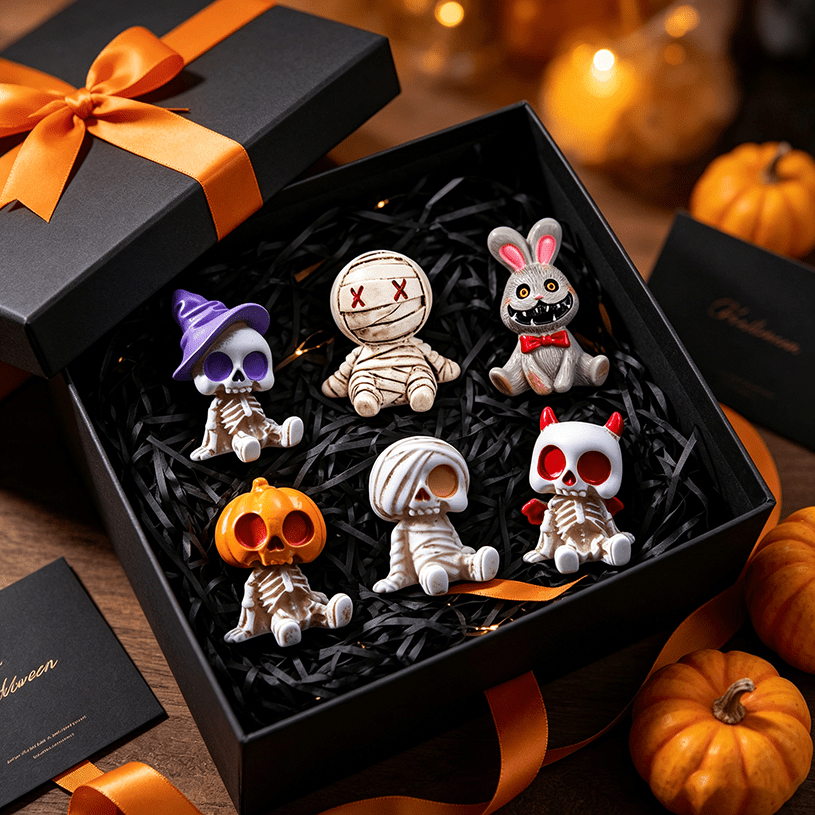 6 figurines de squelettes et d - Desk Setup Nature avis et prix