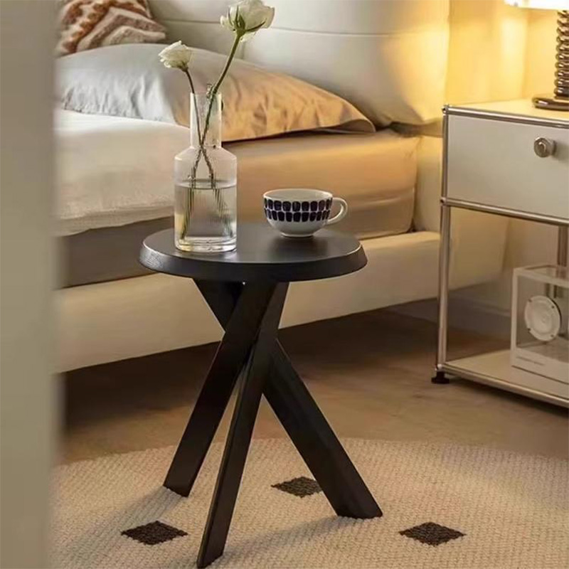 Table d'appoint ronde en bois  - Desk Setup Vintage avis et prix
