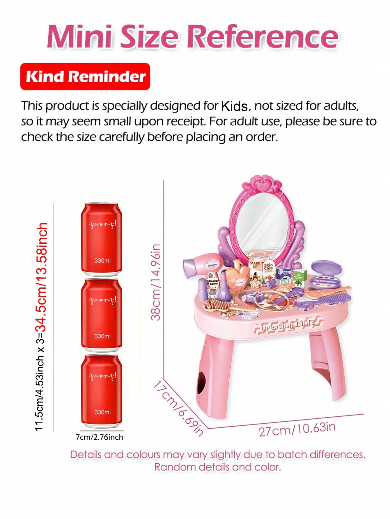 Ensemble de coiffeuse princess - Desk Setup Kids avis et prix