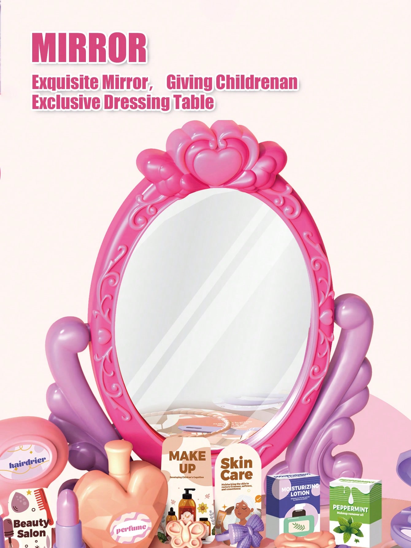 Ensemble de coiffeuse princess - Desk Setup Kids avis et prix