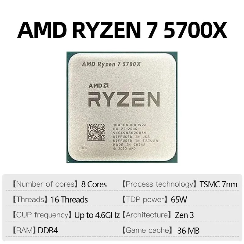 Processeur de bureau AMD Ryzen - Amd Cpu Ryzen 7 avis et prix
