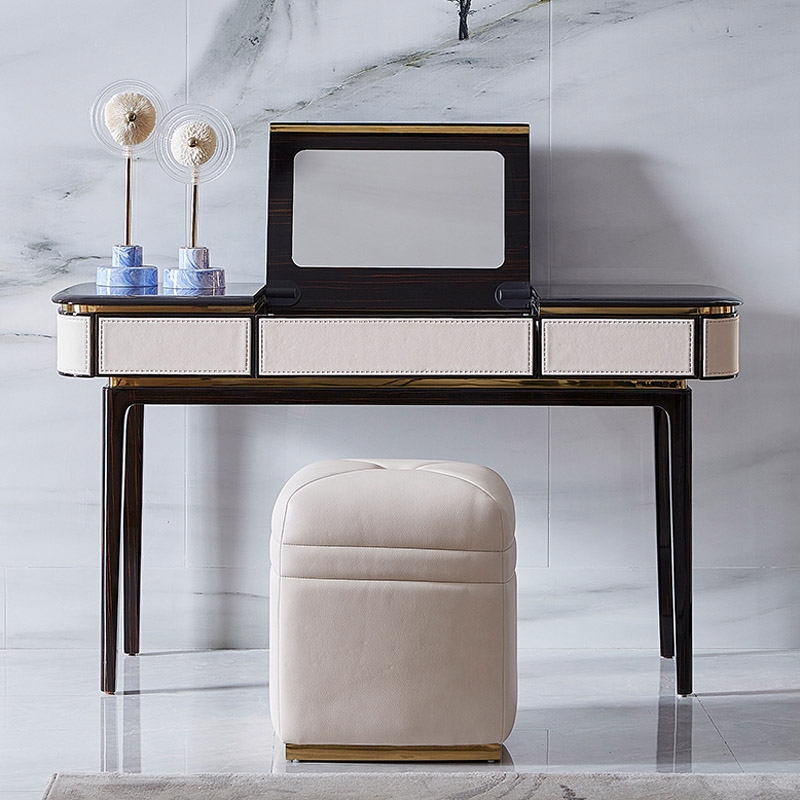 Commode de maquillage de luxe  - Desk Vanity Setup avis et prix
