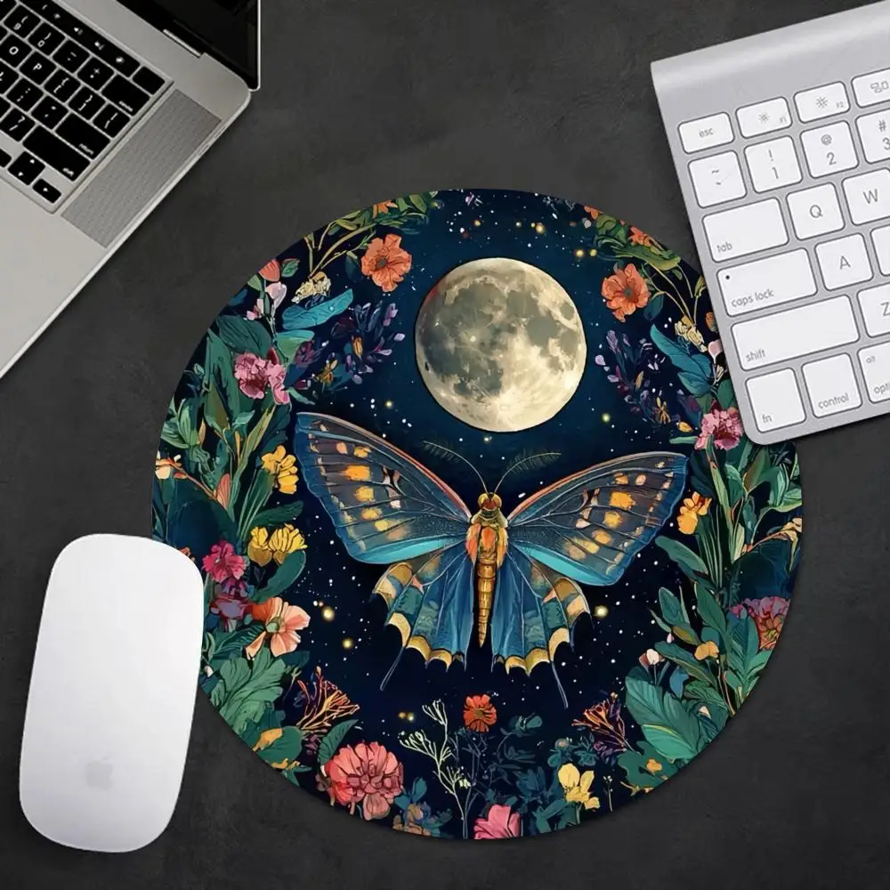Tapis de souris rond à motif d - Desk Setup With Plants avis et prix
