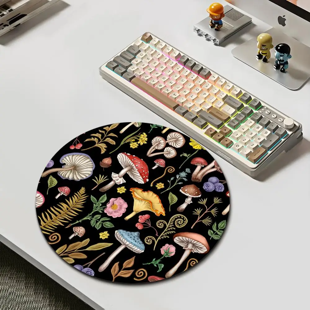 Tapis de souris rond à motif d - Desk Setup With Plants avis et prix